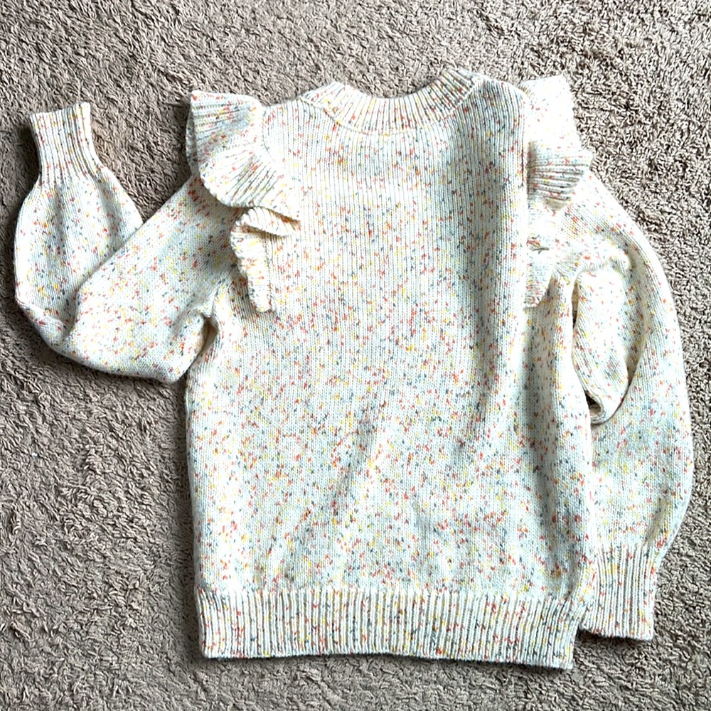 💐Universal Thread Knit Ruffle Sweater💐 - Picture 3 of 4
